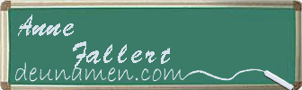 Anne Fallert Visitenkarte